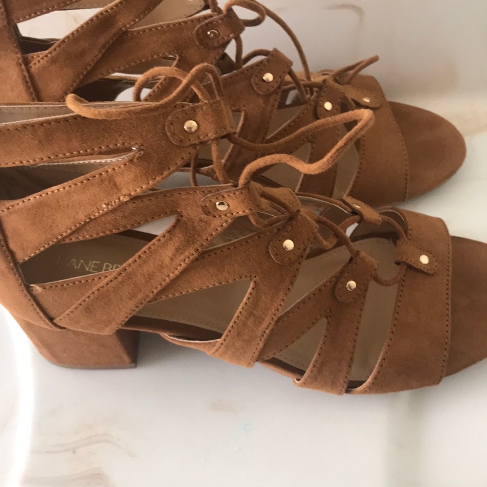 Cute Lace Up Stack Heel - image 1